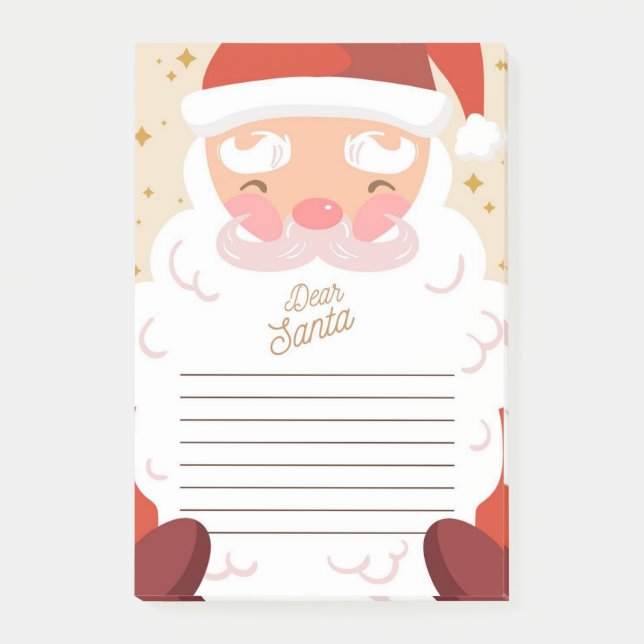 Dear Santa Post-it Notes (Front)
