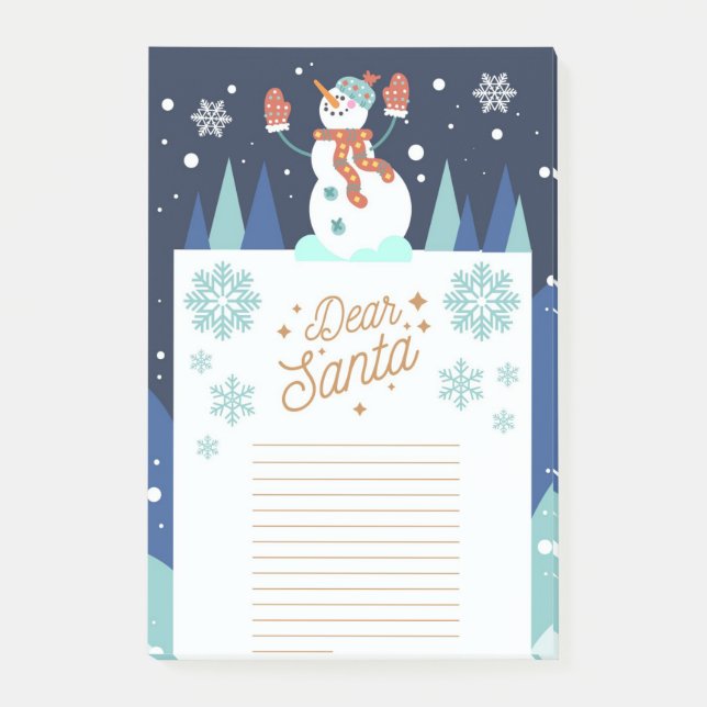 Dear Santa Post-it Notes (Front)