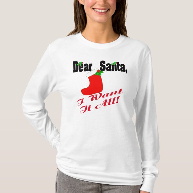 Dear Santa Shirt (Front)