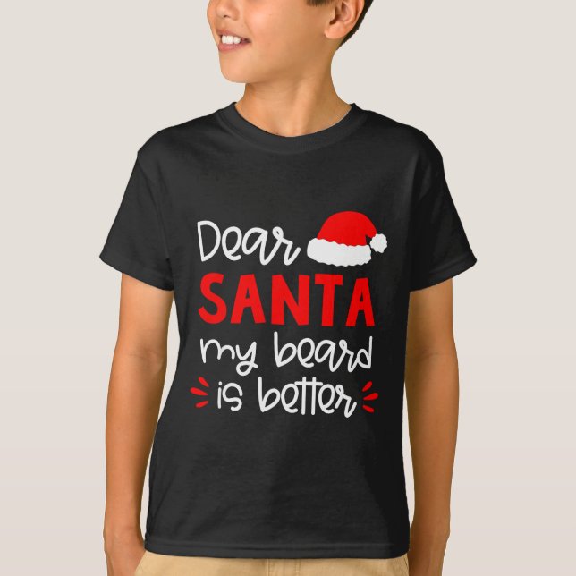 Dear Santa Shirt Funny Matching Family Christmas P (Front)