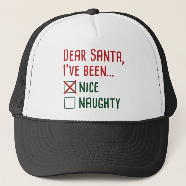 Dear Santa Trucker Hat (Front)
