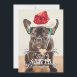 Dear Santa We Can Explain Holidays Photo Cards<br><div class="desc">Funny Christmas photo cards featuring your favourite photo. It reads "Dear Santa, I can explain... ". You can modify the text if you prefer to say "we can explain". Personalise it with your name, pet name or family name on the backside. You can customise the colour on the background. Illustrated...</div>