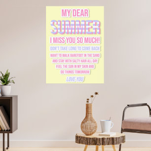 Dear Summer Poster