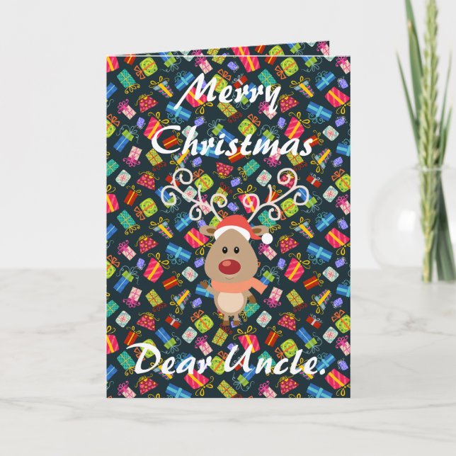 Dear Uncle. Holiday Card (Front)