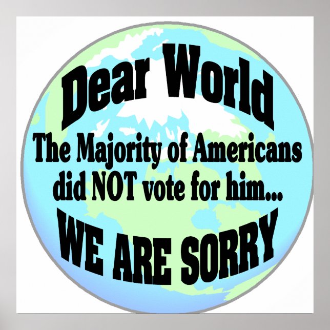 dear world poster (Front)