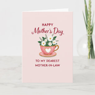 Dearest Mothers Day Heart Card