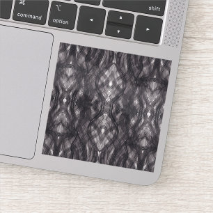 Death Abstract Dark Black Watercolor Art