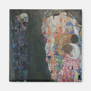 Death and Life by Gustav Klimt Vintage Art Nouveau Magnet