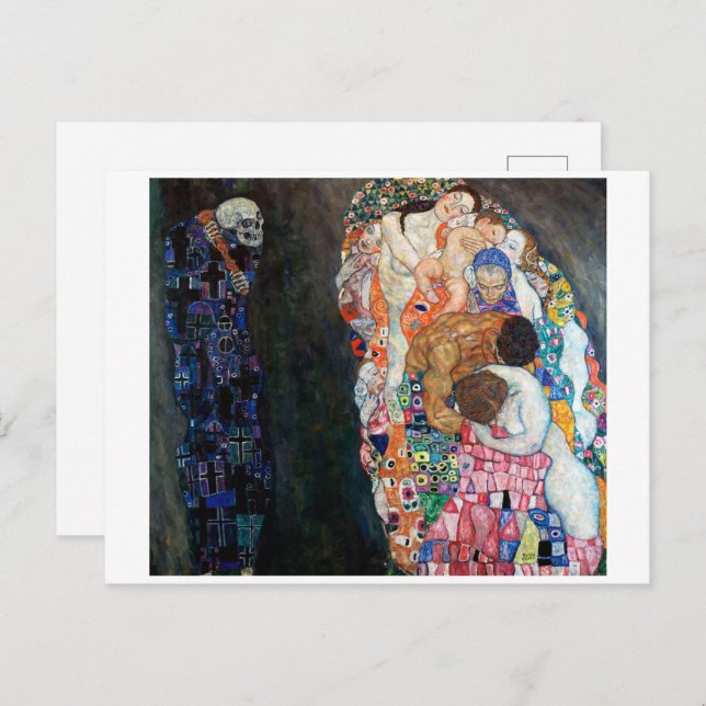 Death and Life | Gustav Klimt | Postcard (Front/Back)