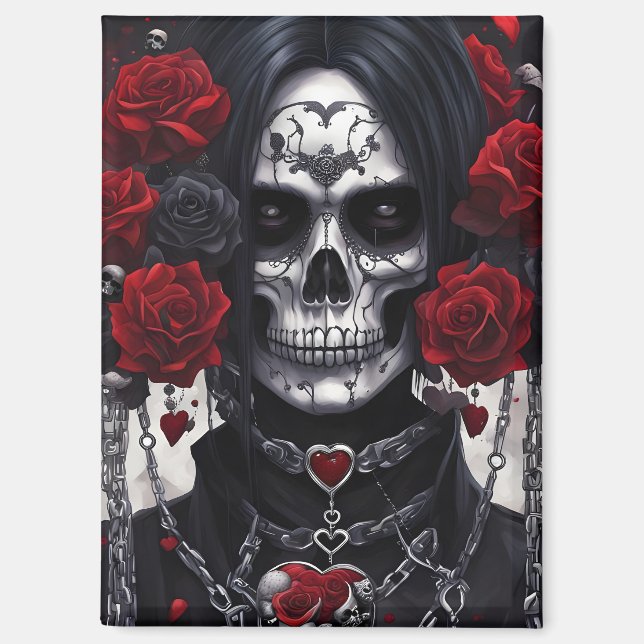 Death and Roses Magnet (Front)