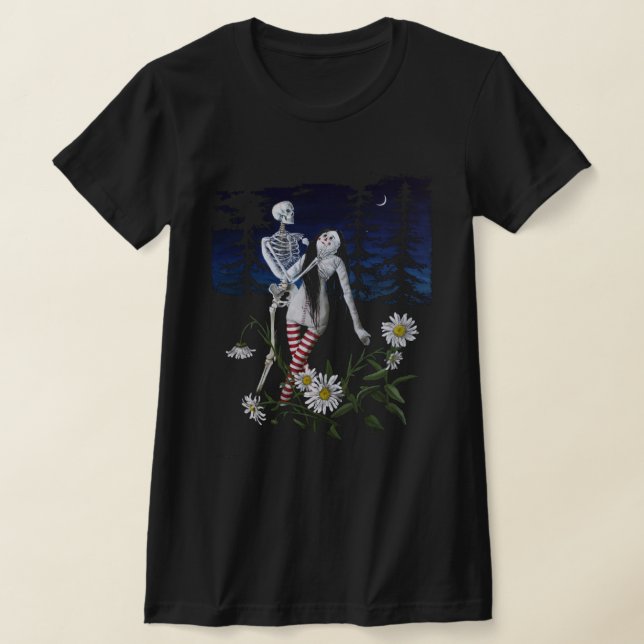 Death and The Doll T-Shirt (Laydown)