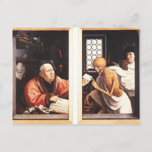 Death and the Miser by Jan Provoost Postcard