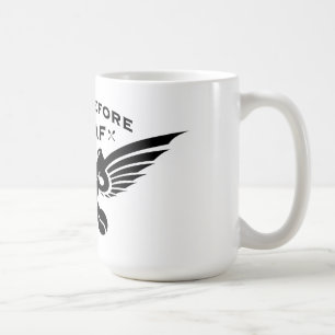 death before decaf coffee mug