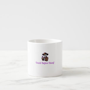 Death Before Decaf – Skeleton Coffee Espresso Cup