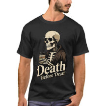 Death Before Decaf – Skeleton Coffee Lover