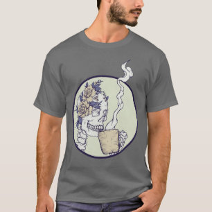 Death before Decaf Skeleton T-Shirt