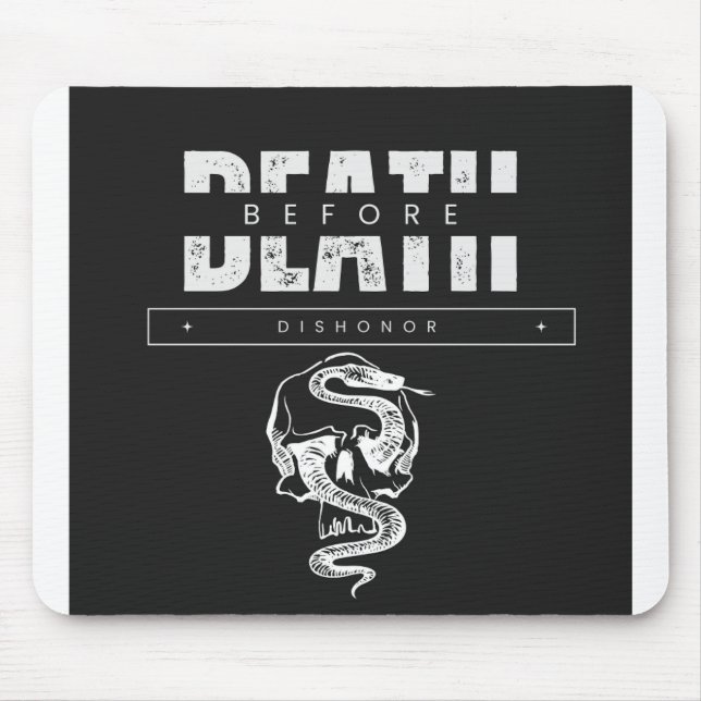Death Before Dishonour Mousepad (Front)