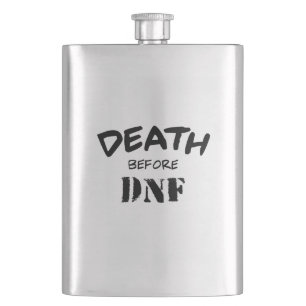 Death Before DNF Hip Flask