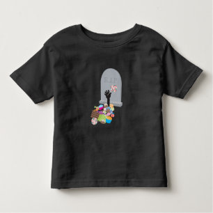 Death by Candy Halloween Design Toddler T-Shirt