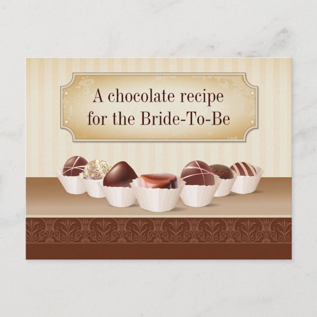 Death by Chocolate Recipe Postcard (Front)