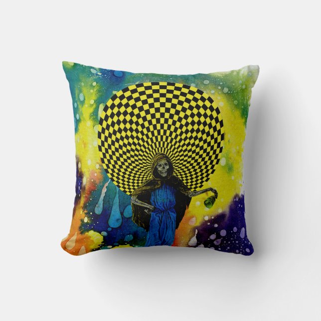 Death by Michael Moffa Cushion (Front)