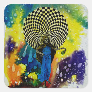 Death by Michael Moffa Square Sticker