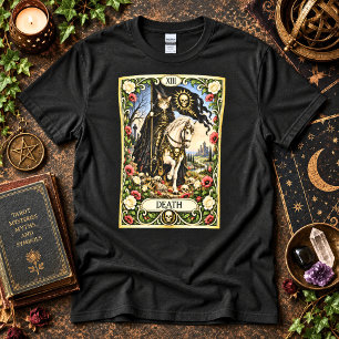 Death Cat Tarot - Transformation and Renewal T-Shirt