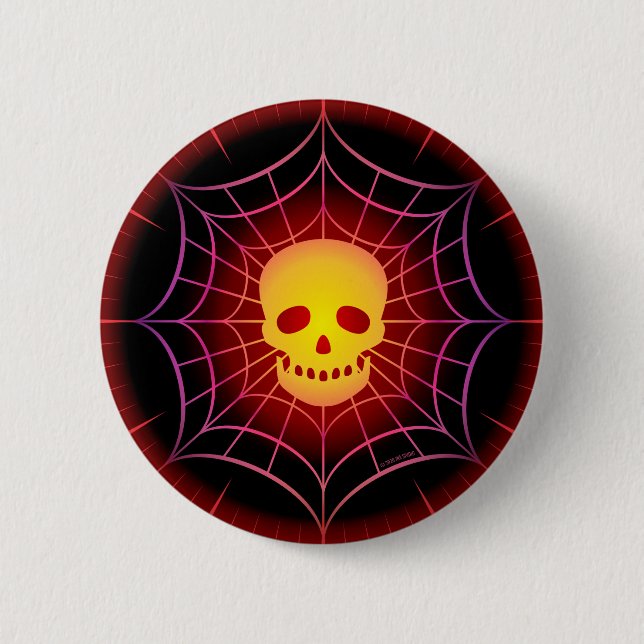 Death Catcher 6 Cm Round Badge (Front)