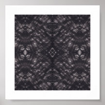 Death Dark Black Abstract Watercolor Art