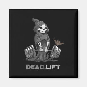Death Deadlift Shirt Bodybuilder Powerlifting Funn Magnet