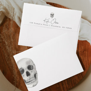 Death Do Us Part Wedding Envelope