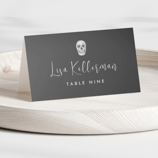 Death Do Us Part Wedding  Place Card (Creator Uploaded)