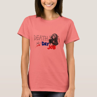 Death Finds a Day Job Original Cartoon T-Shirt