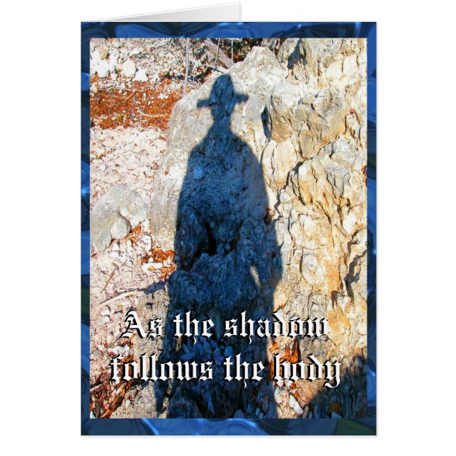 Death follows Sin Customisable card (Front)