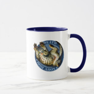 Death From Above kitty mug