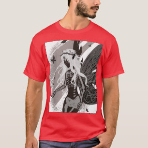 Death Goth Skeleton Fairy Aesthetic Fairywave Faec T-Shirt