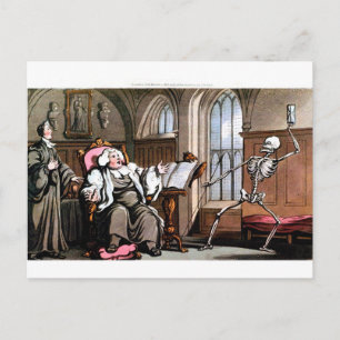 Death Has Come for Thee postcard