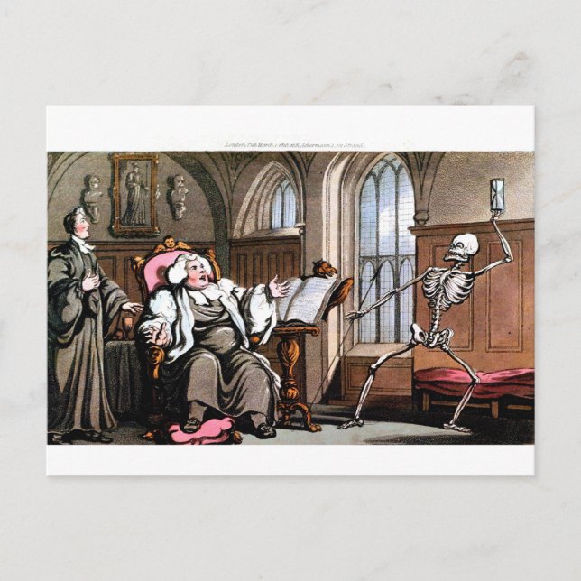 Death Has Come for Thee postcard (Front)
