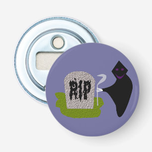 Death in the Cemetery Halloween Bottle Opener