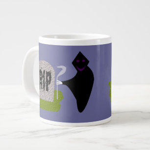 Death in the Cemetery Halloween Mug