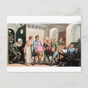 Death in the Court postcard