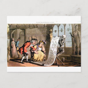 Death in the Family Tree postcard