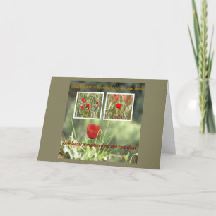 Death Leaves A Heartache Poppy Sympathy Card