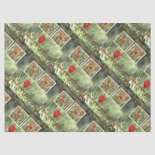 Death Leaves A Heartache Poppy Sympathy Card Tissue Paper