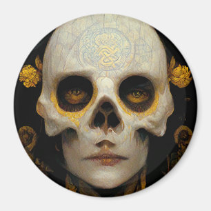 Death Mask Fantasy Sci-Fi Art Magnet