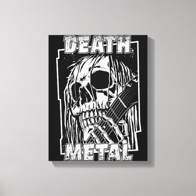Death Metal Canvas Print (Front)