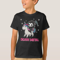 Death Metal - Death Riding Unicorn Funny Unicorn