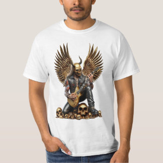 Death Metal Guitarist Hell 666 T-Shirt