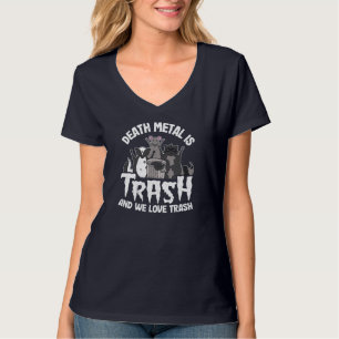 Death Metal Is Trash And We Love Trash Gang Opossu T-Shirt