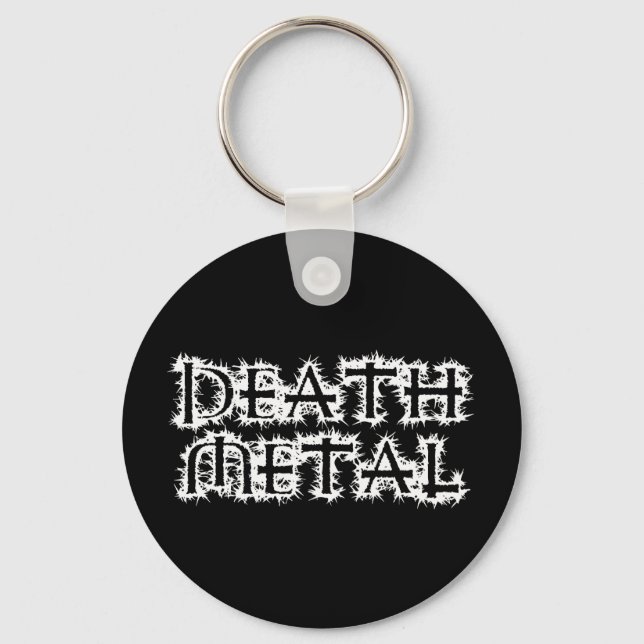 Death Metal Key Ring (Front)